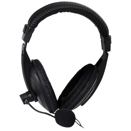 Căști Spacer SPK-222 cu Microfon, Stereo, Jack 3.5 mm - Negru - imagine 3