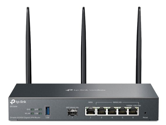 Router VPN Omada ER706W - 3000Mbps Wi-Fi 6