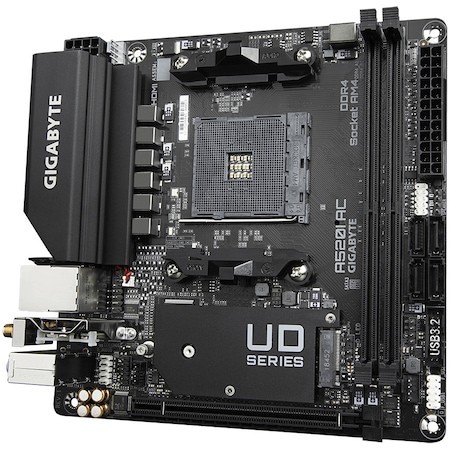 Placa de Baza Gigabyte A520I AC AM4 Mini ITX cu WiFi - imagine 4