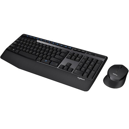 Logitech MK345 Wireless - Kit Tastatură + Mouse, Ergonomic - imagine 2