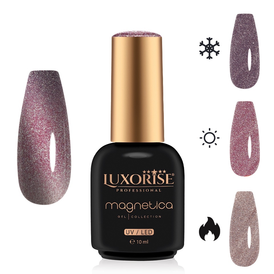 Oja Semipermanenta LUXORISE Magnetica Lilac Enigma 10ml