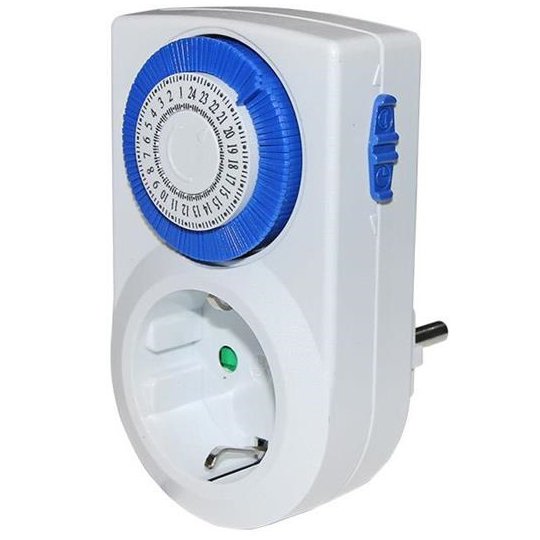 Priza programabilă Adeleq 16A, control 24h
