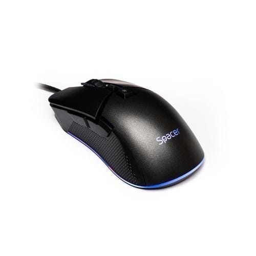 Mouse Gaming Spacer PULSAR PRO, 8000 DPI, RGB, Negru - imagine 6