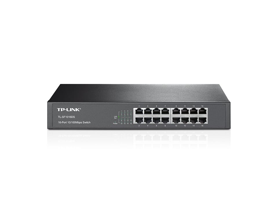 Switch TP-LINK TL-SF1016DS 16 Porturi Fast Ethernet - imagine 4