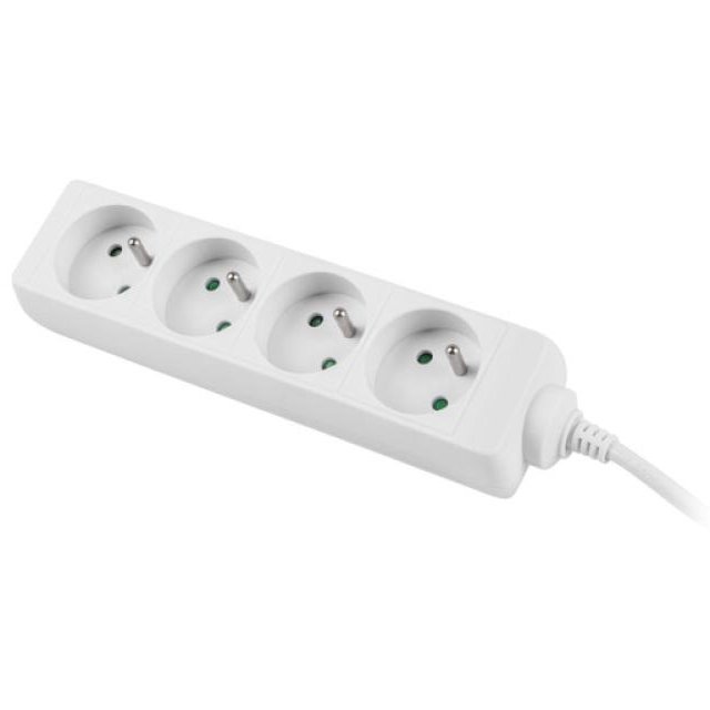 Prelungitor Lanberg 1.5m, 4 Prize, Alb