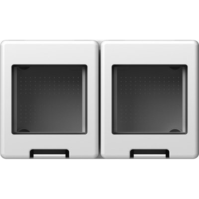 Doză Modulară Cubo IP55 Alb, TEM, 2x2 Module