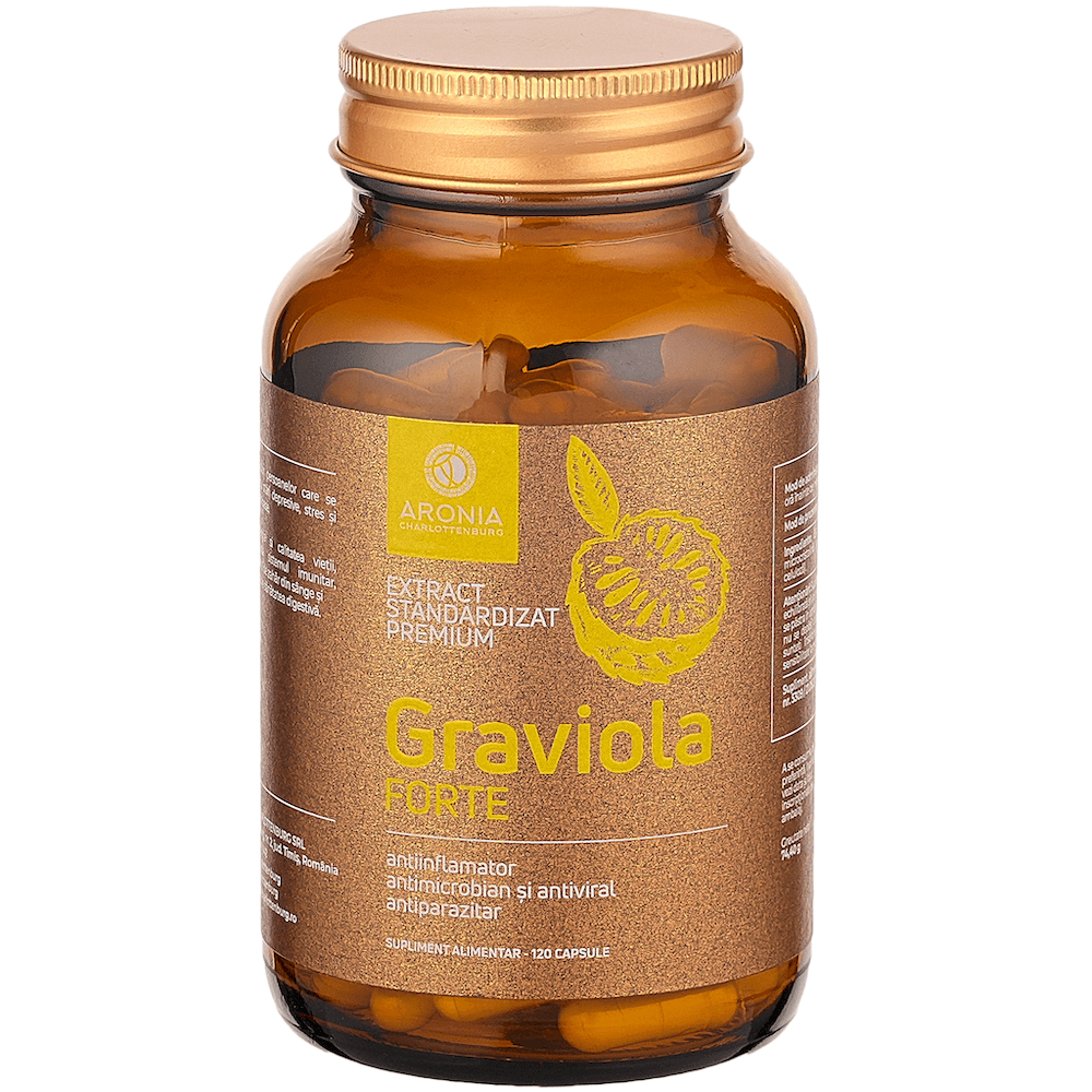 Graviola Forte Aronia | 120 capsule antivirale & antioxidante