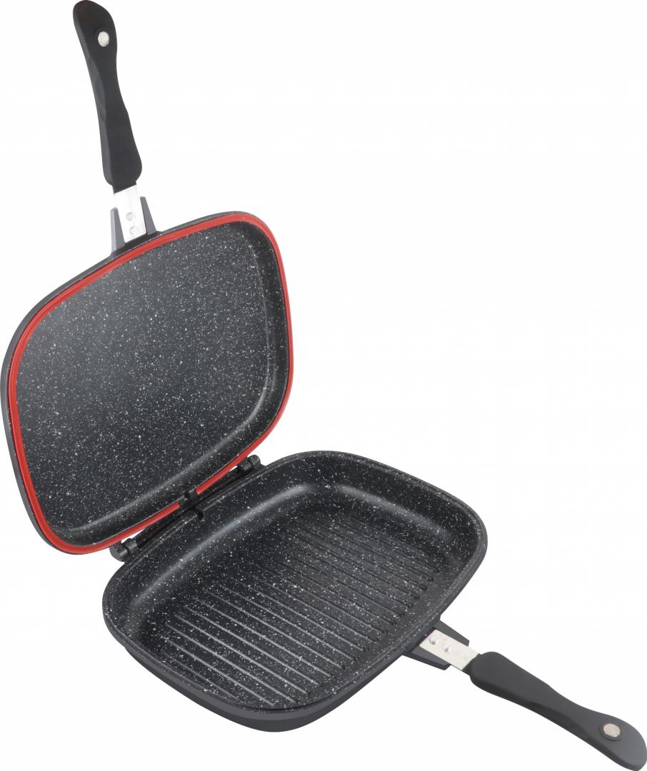 Tigaie Dublă Grill Heinner Dark Line 32x24cm - Inducție - imagine 6
