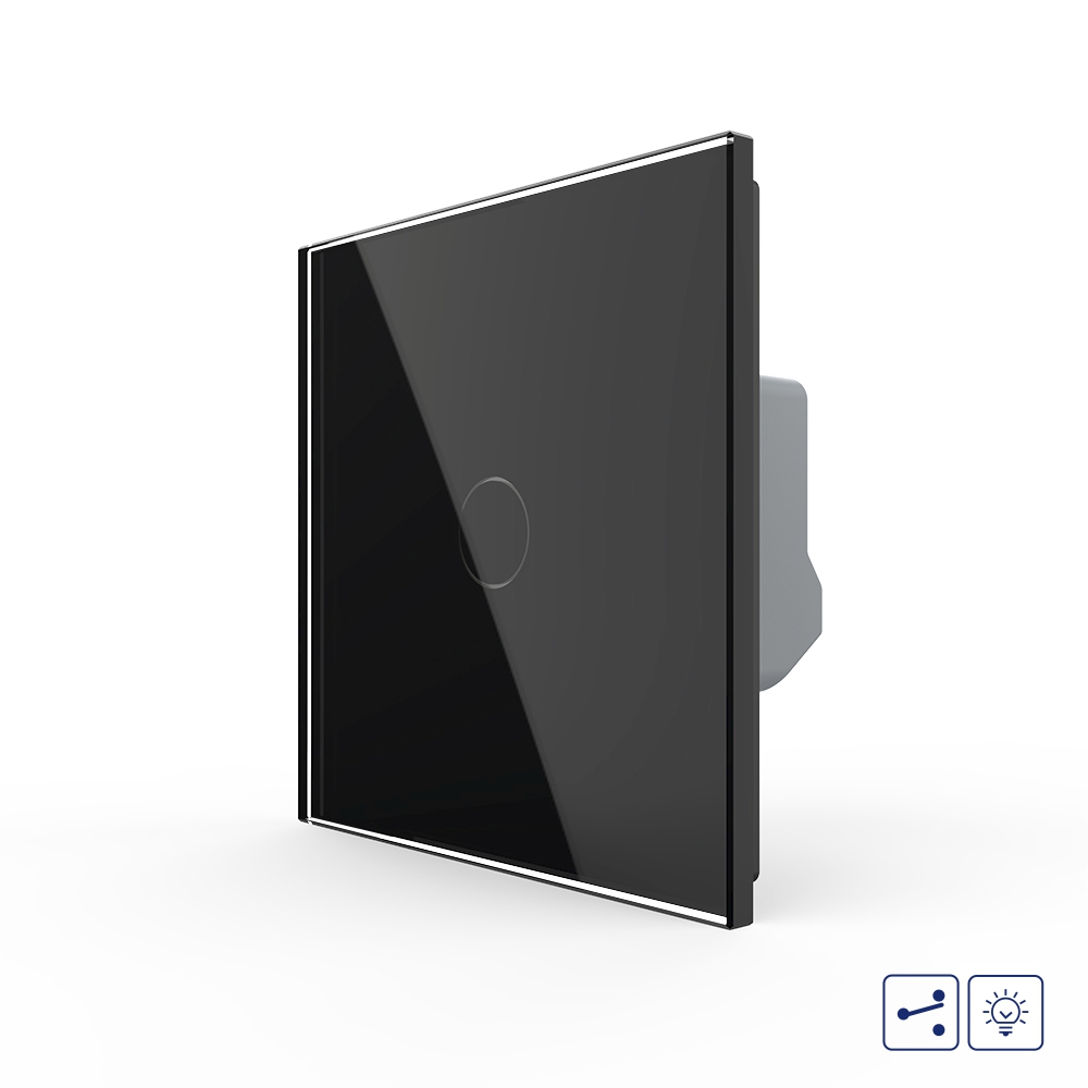 Intrerupator Touch Livolo cu Dimmer, Sticla - imagine 5