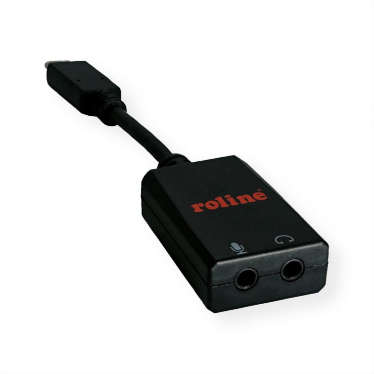 Adaptor DAC USB-C la Jack Roline, 12.03.3209