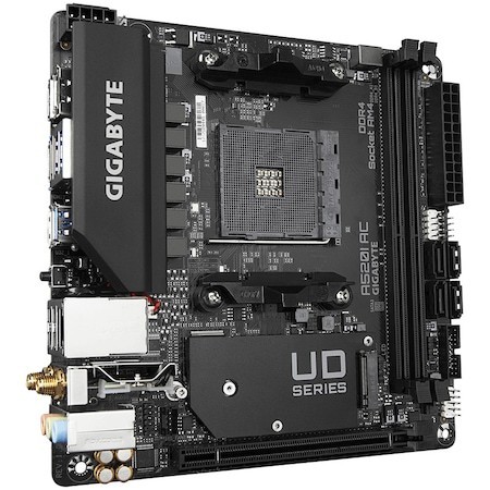 Placa de Baza Gigabyte A520I AC AM4 Mini ITX cu WiFi - imagine 3