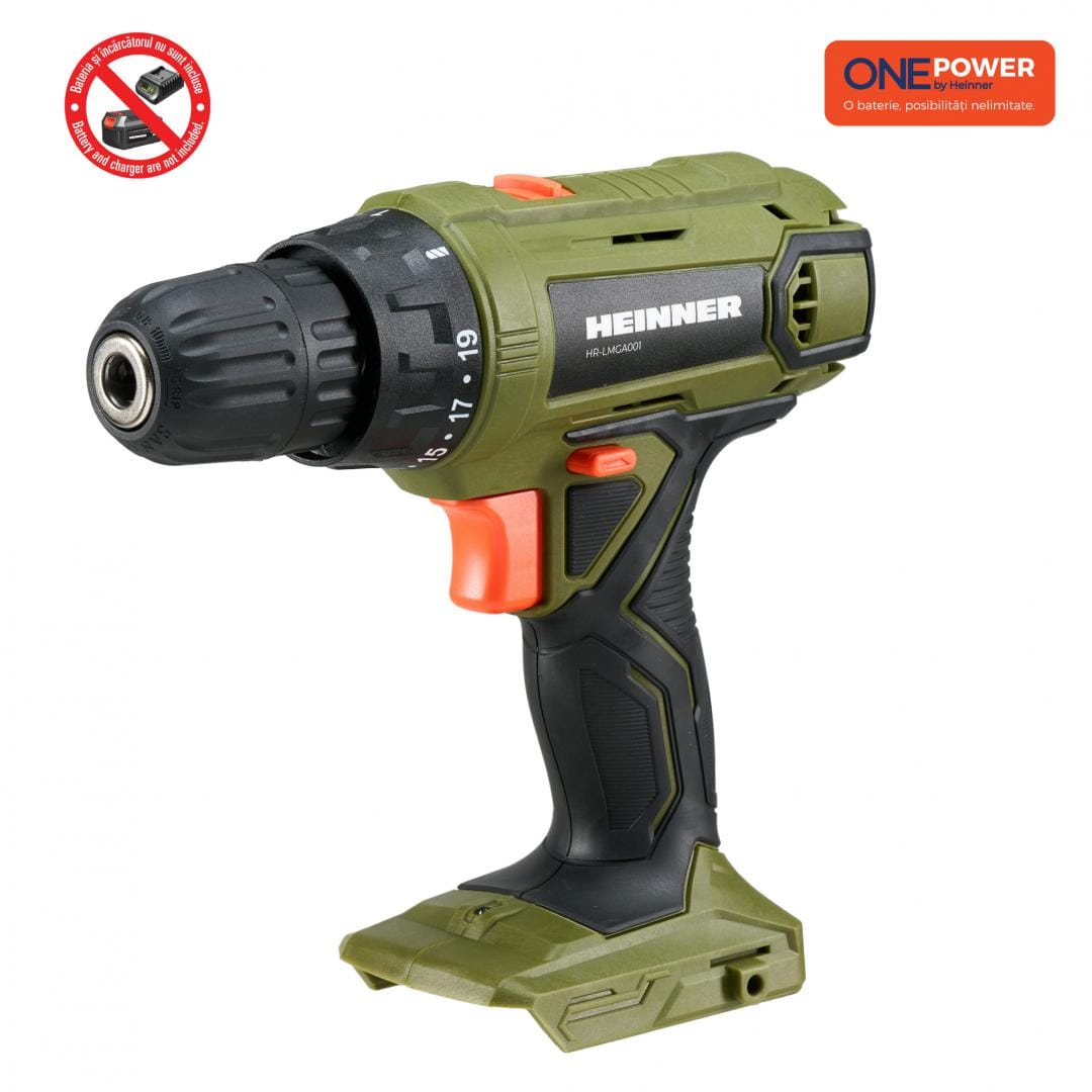 Mașină de Găurit Heinner ONE POWER 18V 35Nm - Compactă și Puternică - imagine 5