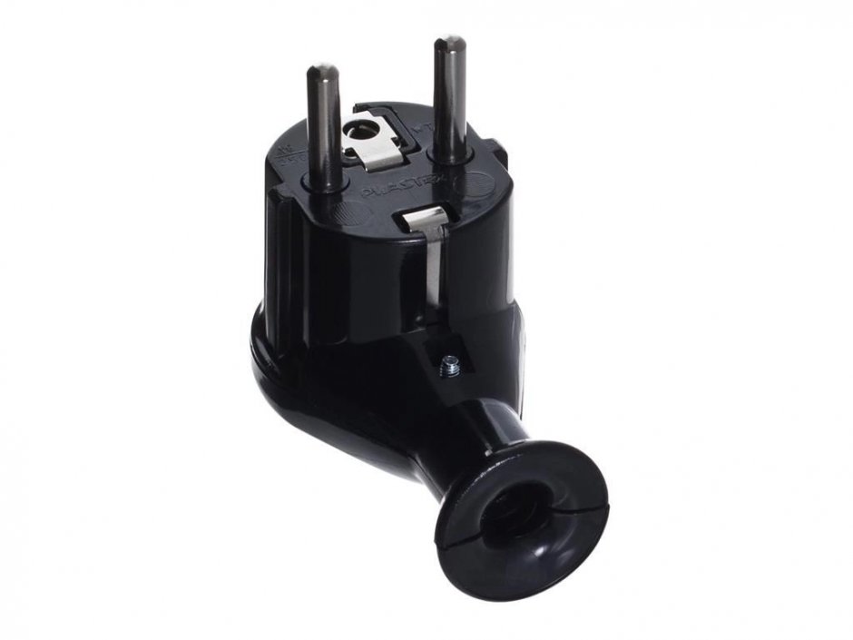 Stecher Schuko Negru, 16A, OEM