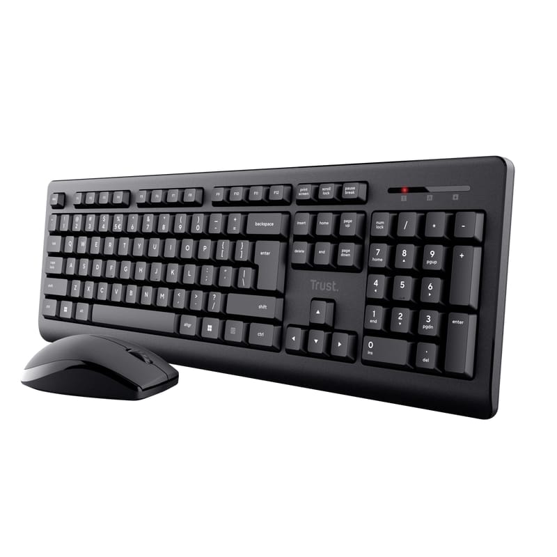 Kit Wireless Trust Primo Negru - Tastatură și Mouse 1200 DPI - imagine 5