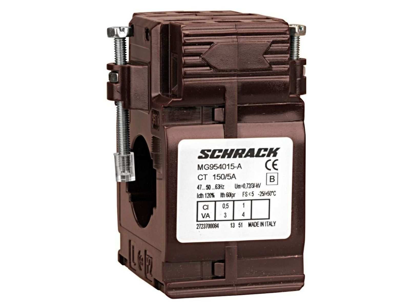 Transformator curent Schrack MG954015-A, 150/5A, clasa 0.5