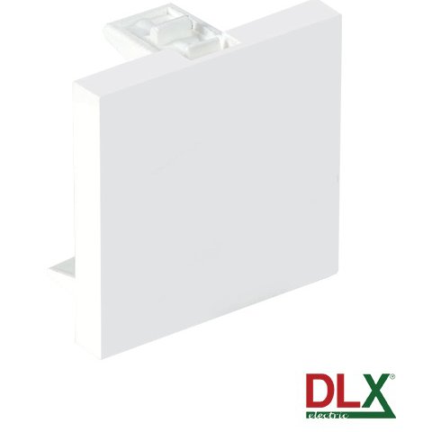 Capac Fals DLX 2 Module, 45x45 mm, Alb