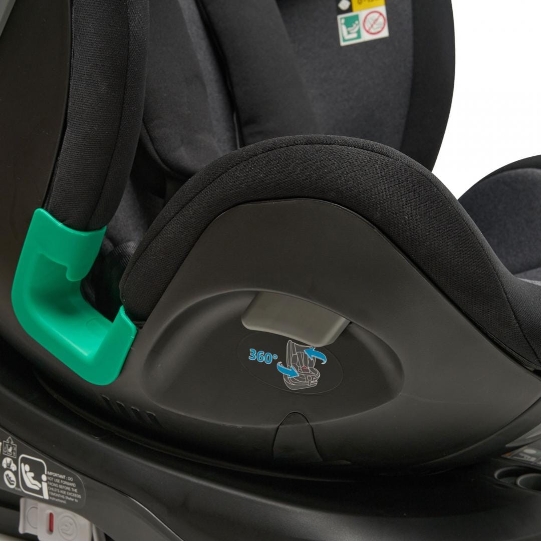 Scaun Auto Rotativ 360° Isofix U-GROW Negru - Siguranță Maximă - imagine 16