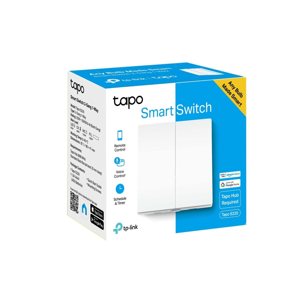 Întrerupator Inteligent Dublu TP-Link TAPO S220 - Smart Home - imagine 8
