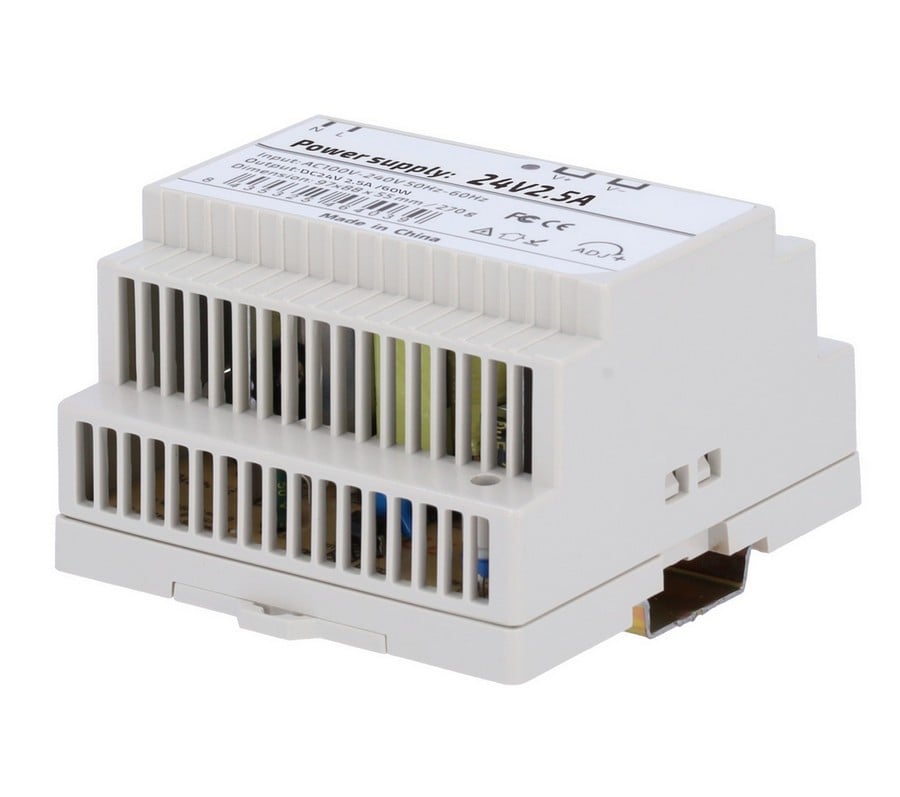 Sursa Safer 24V 2.5A - Eficiență 85% DIN