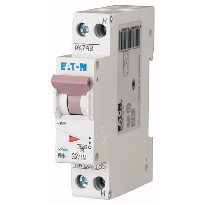 Siguranță Auto Eaton 32A 1P+N, 4.5kA