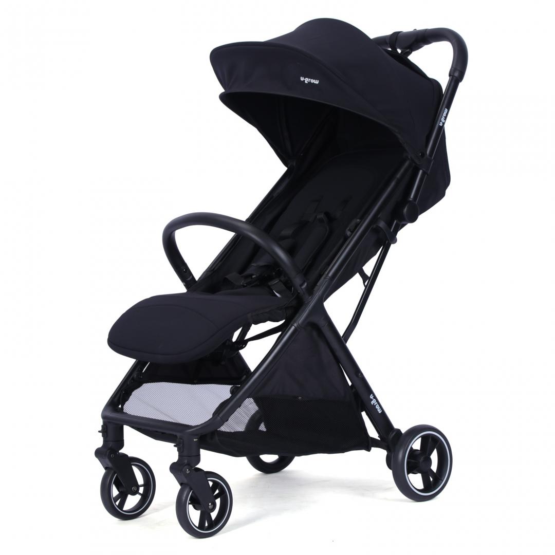 Cărucior Sport U-Grow Autofold Negru | 0-48 Luni - imagine 2