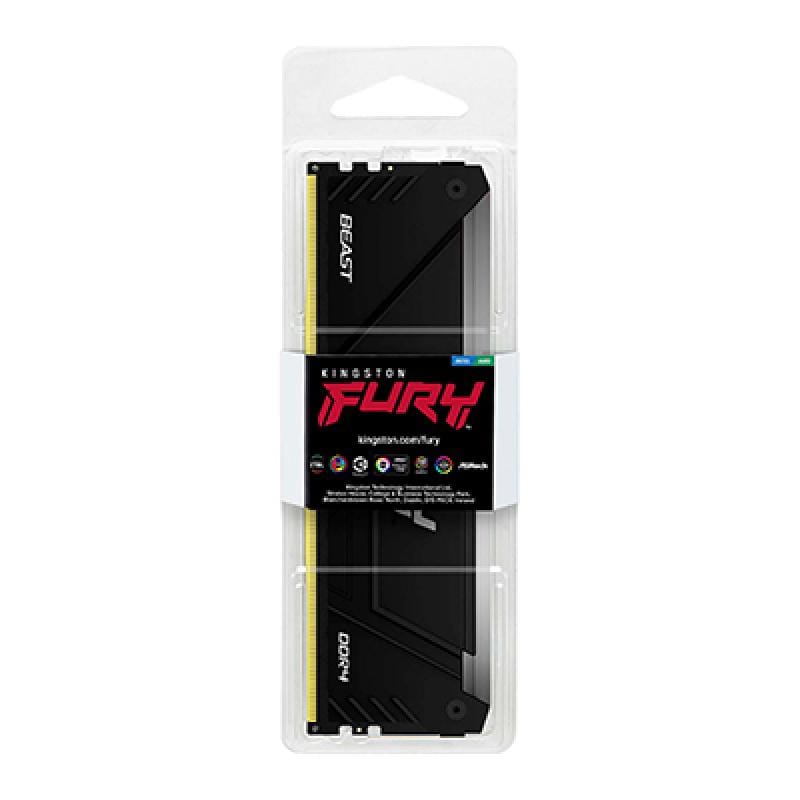 Kingston Fury Beast RGB 32GB DDR4 3600MHz | Memorie RAM Gaming - imagine 15