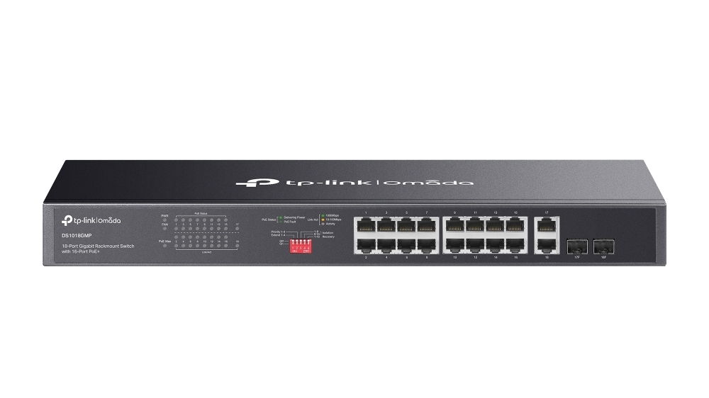 Switch TP-Link DS1018GMP 18 Porturi PoE+ 250W
