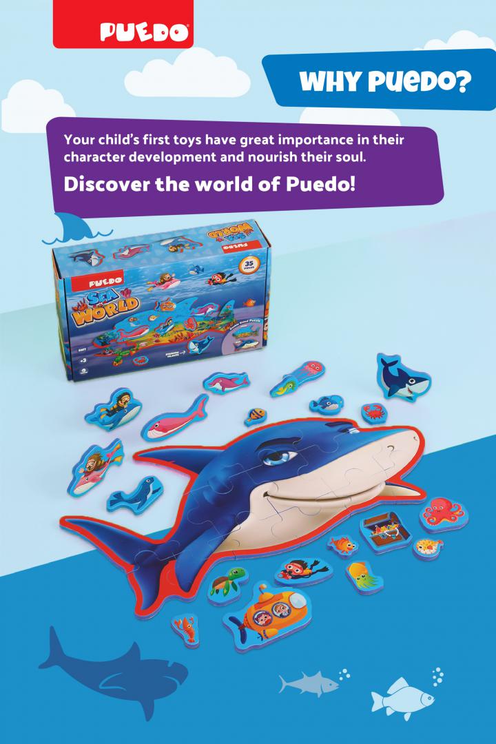 Puzzle Lumea Marina - Joc Educativ Copii | Generic - imagine 6