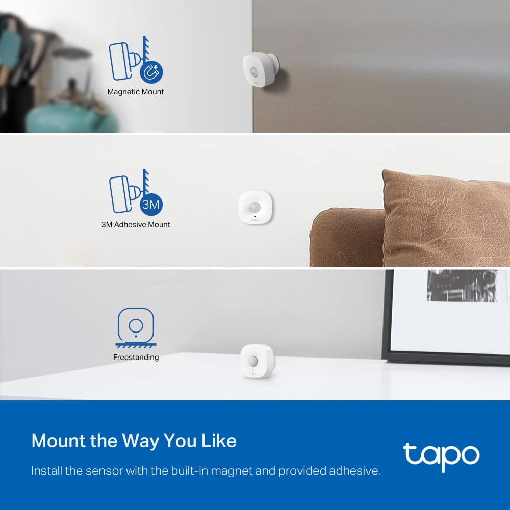 Senzor Smart Mișcare TP-Link Tapo T100 WiFi - Siguranță Inteligentă - imagine 11