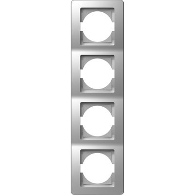 Rama 4P Argintiu TEM Modul TEM-OE41ES-U