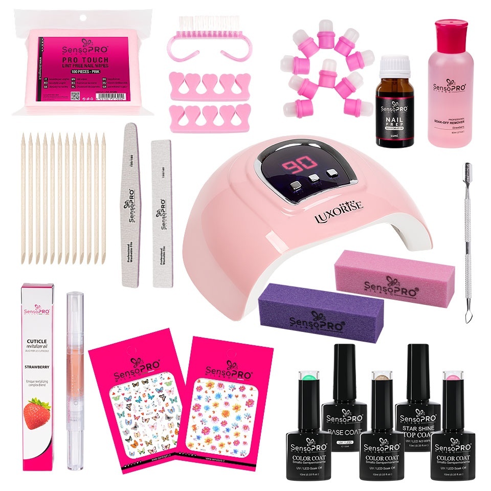 Kit Oja Semipermanenta SensoPRO Milano + Lampa UV LED 36W