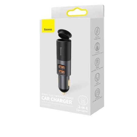 Incarcator Auto Baseus 120W USB+Bricheta | CCBT-D0G Share Together - imagine 5