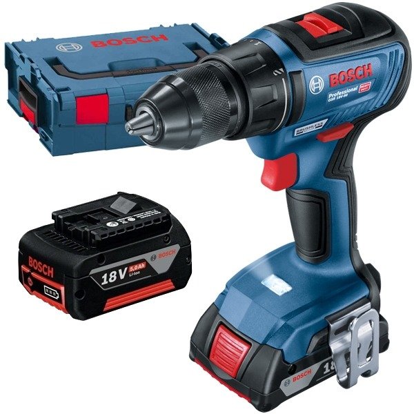 Bosch GSR 18V-50 Brushless, 2x5Ah