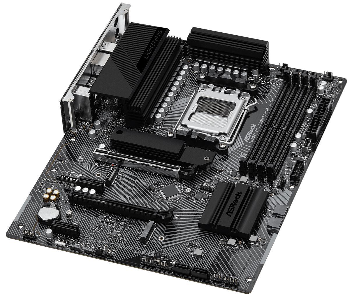 Placa de Baza AsRock B650 PG Lightning AM5 DDR5 PCIe 5.0 - imagine 3