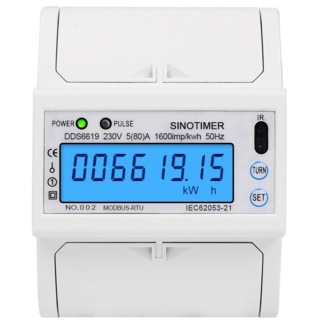 Contor Monofazat Sinotimer LED 230V 5(100)A