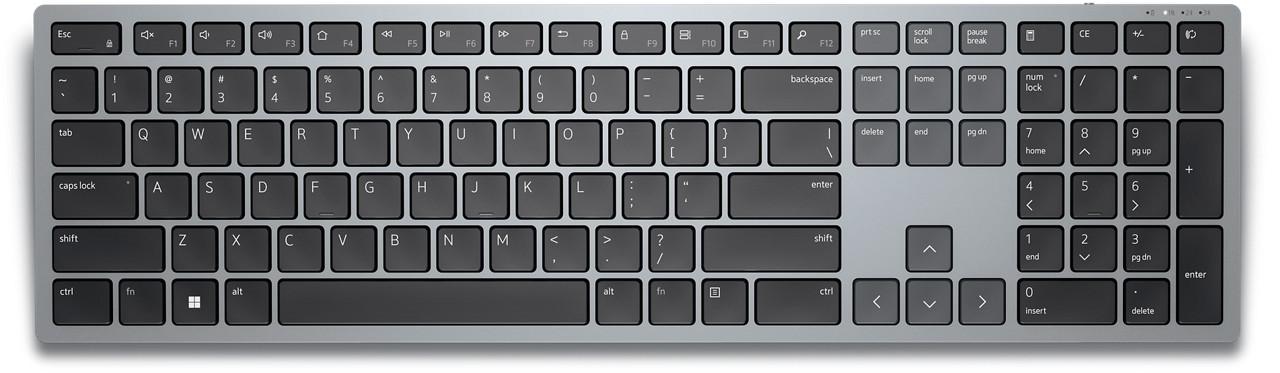 Tastatură Wireless Dell KB700 Multi-Device Titan Grey - imagine 7