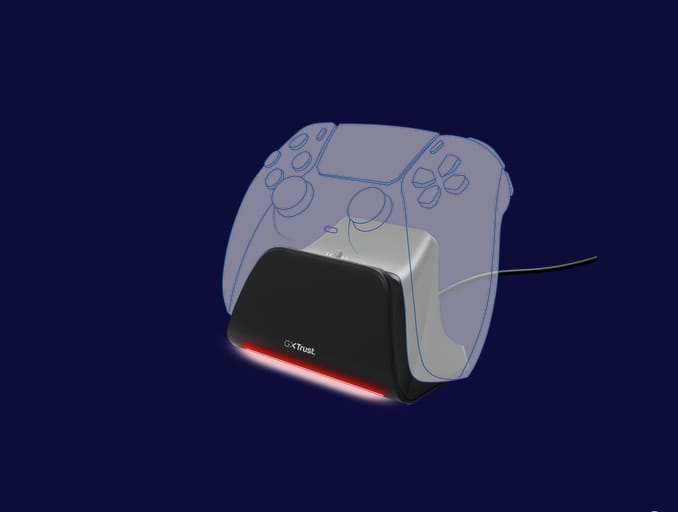 Încărcător Controller PS5 Trust GXT 255 Negru - Stocare și Încărcare - imagine 3