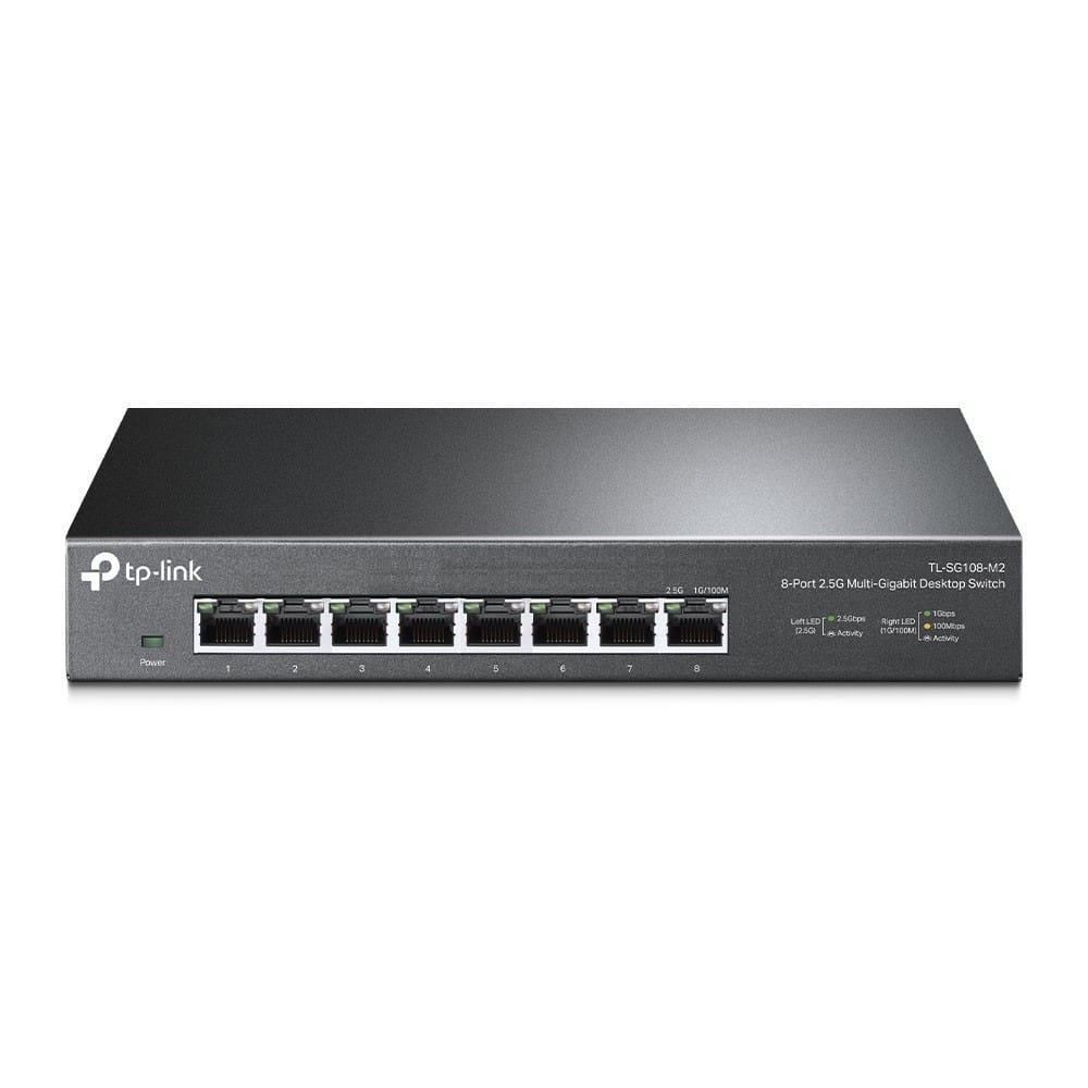 Switch TP-LINK TL-SG108-M2 8 Porturi 2.5G Metalic - imagine 2