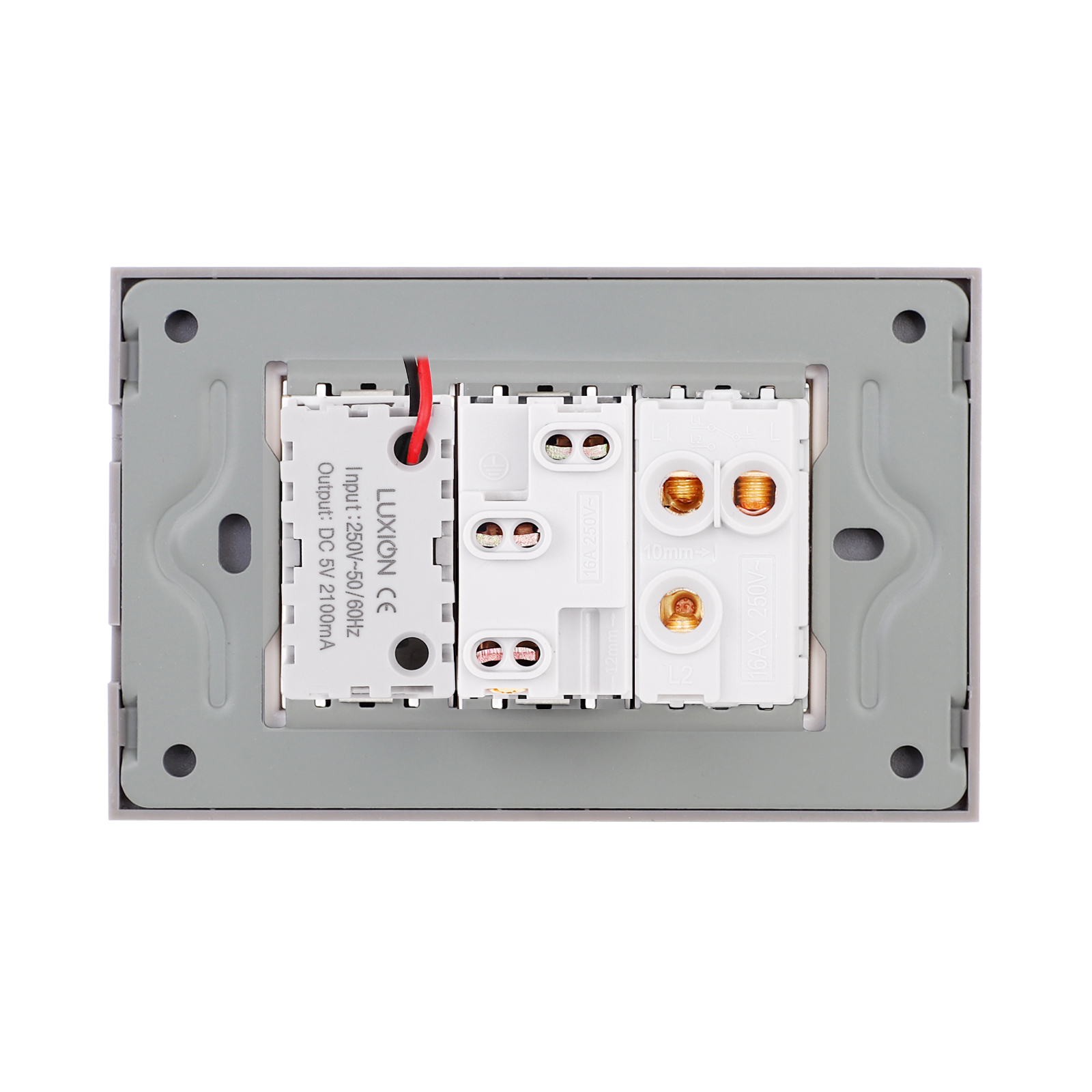 Întrerupător Cap Scară + Priză USB A+C LUXION IP44 - imagine 16