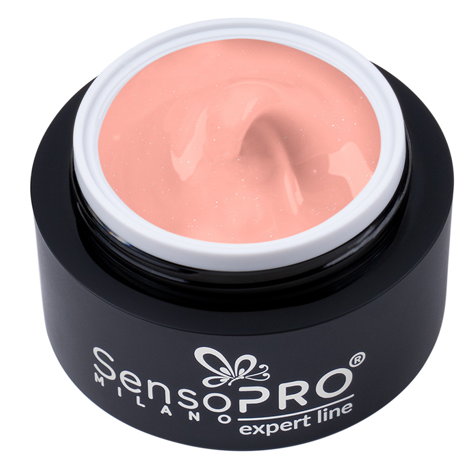 Gel Constructie SensoPRO Shimmer Soft Nude 15ml