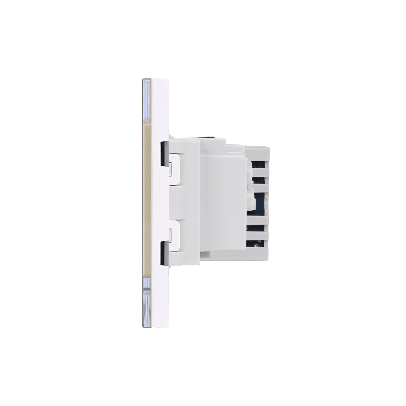 Intrerupator + Priza USB A+C + Schuko cu Rama Sticla LUXION - imagine 11