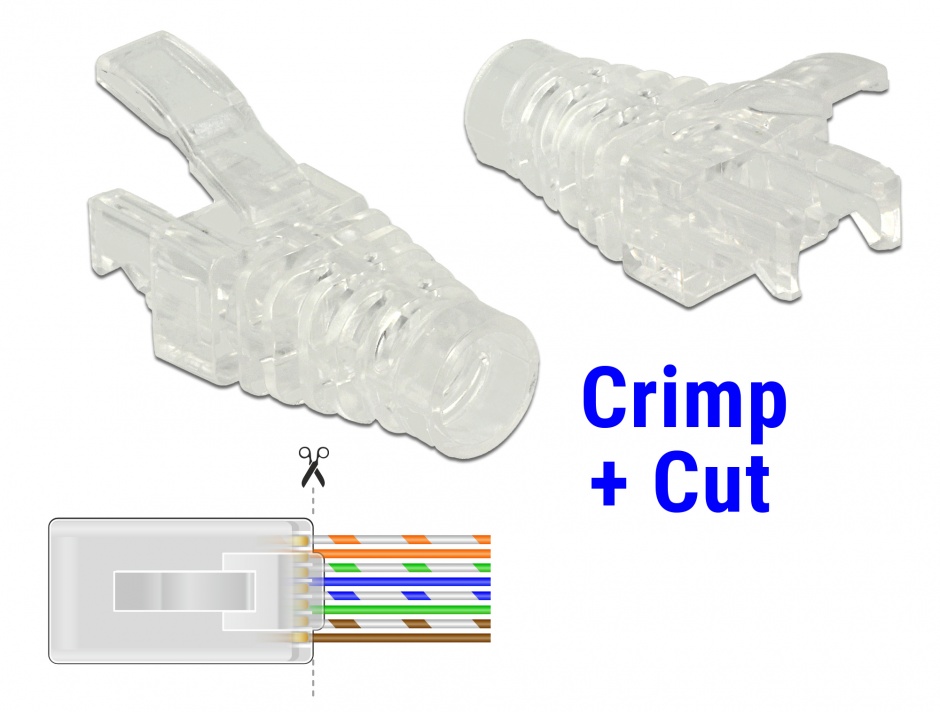 Set 20 Mansoane RJ45 Delock 86455