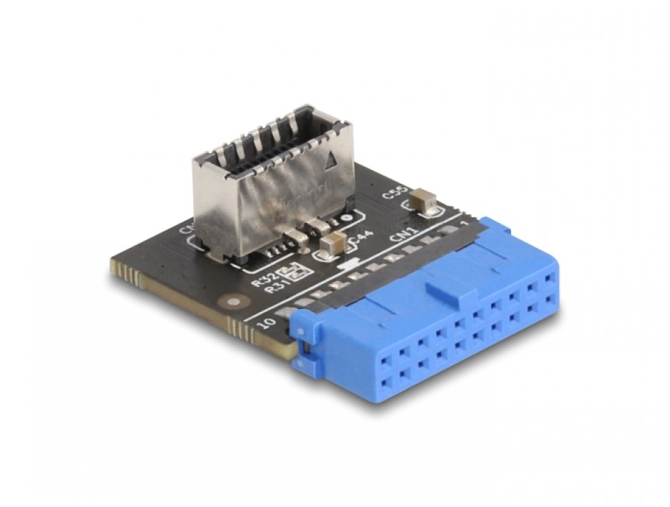 Adaptor Delock USB 3.2 la Type-E Key A 90°