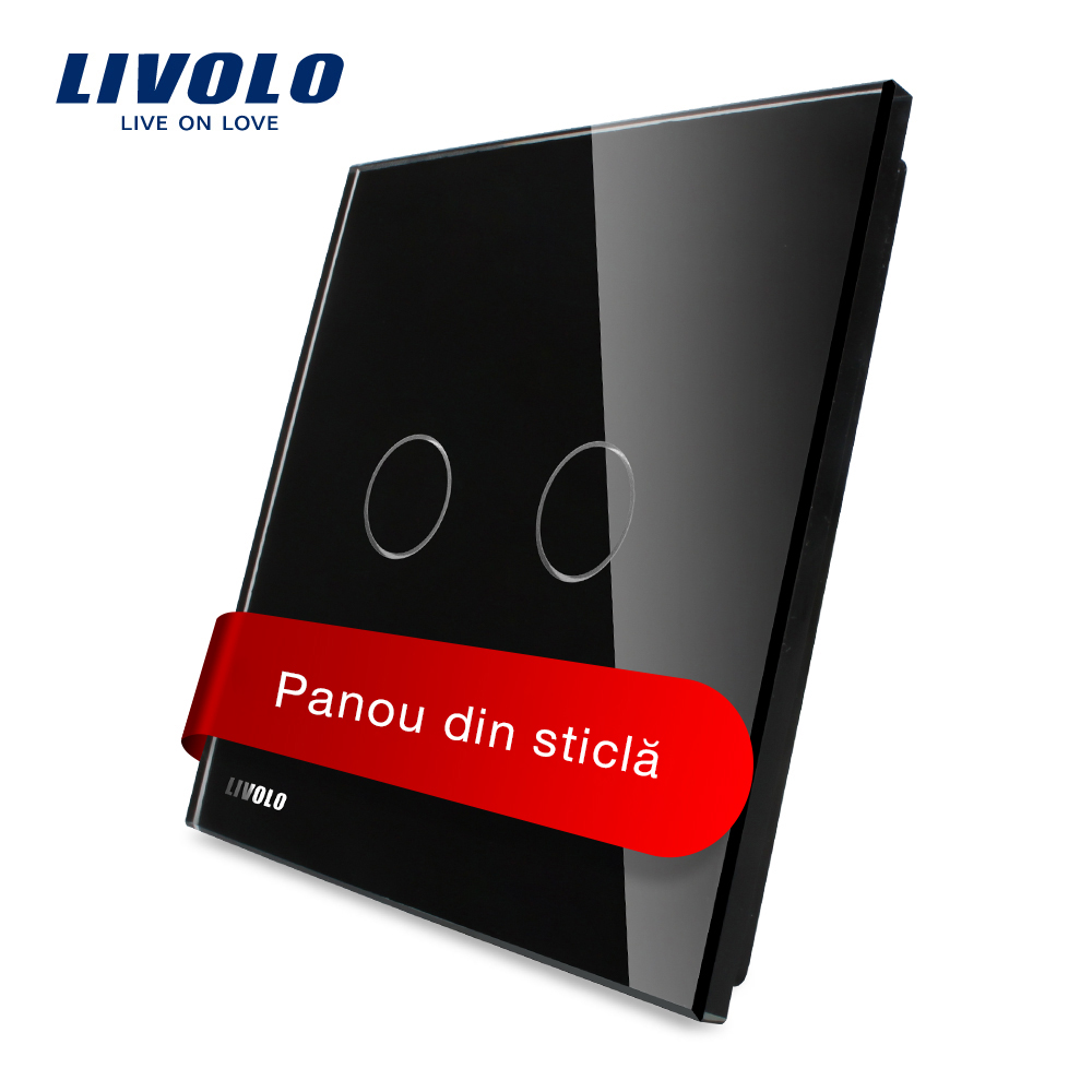 Întrerupator Dublu Touch Livolo din Sticlă - imagine 7
