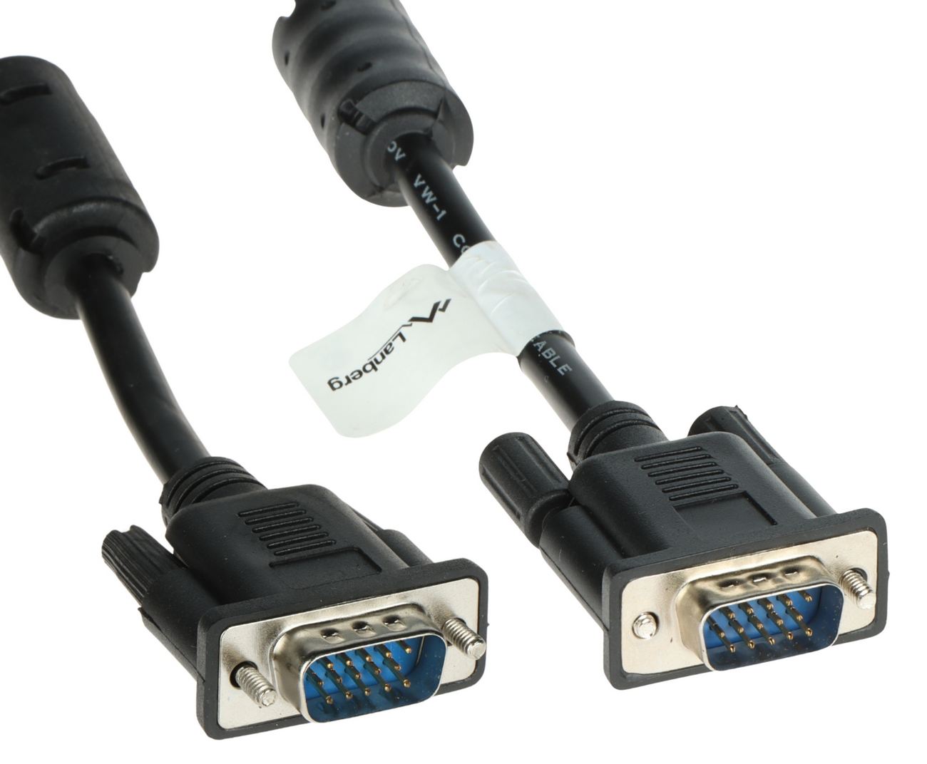Cablu VGA Lanberg 15m, Ecranare Dublă, Full HD