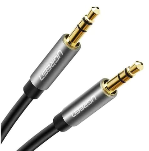 Cablu audio UGREEN AV119 Jack 3.5mm T/T 2m Negru