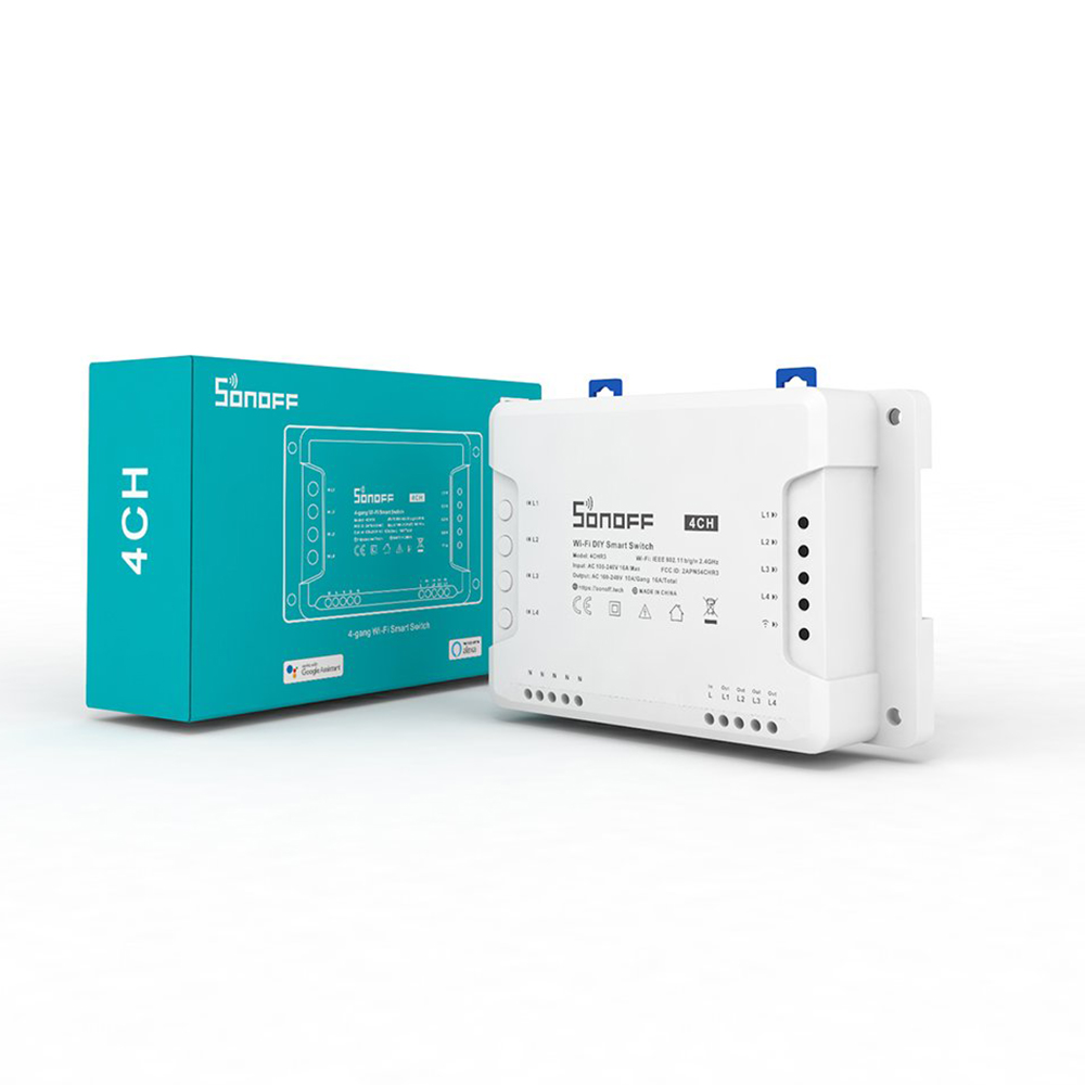 Sonoff 4CH R3: Releu Wi-Fi 4 Canale, Automatizare - imagine 5
