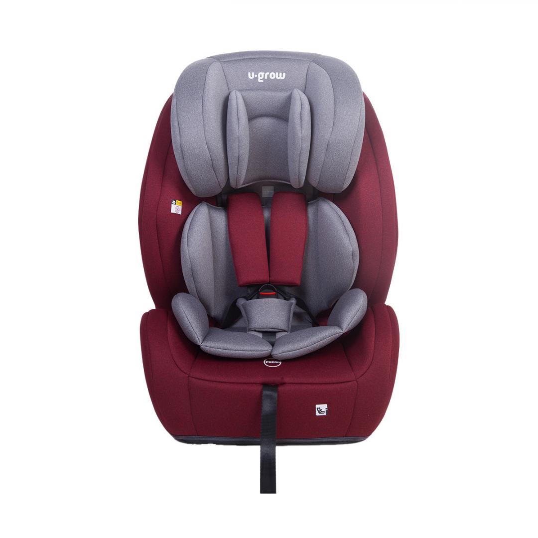Scaun Auto U-Grow i-Size 15Luni-12Ani, Rosu, ISOFIX