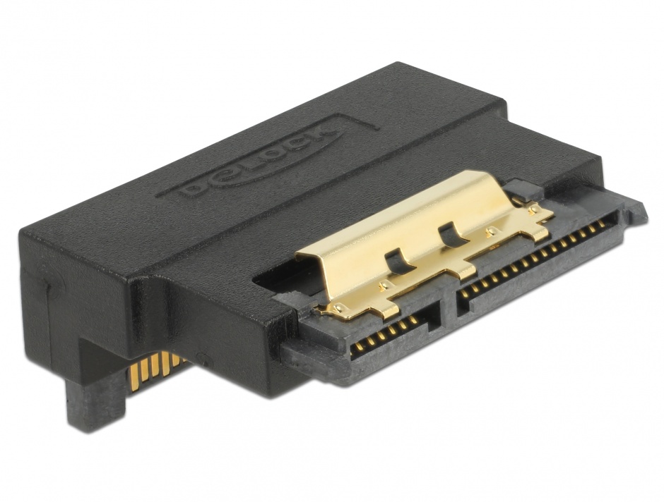 Adaptor SATA 90° Delock 63943, 22 pini