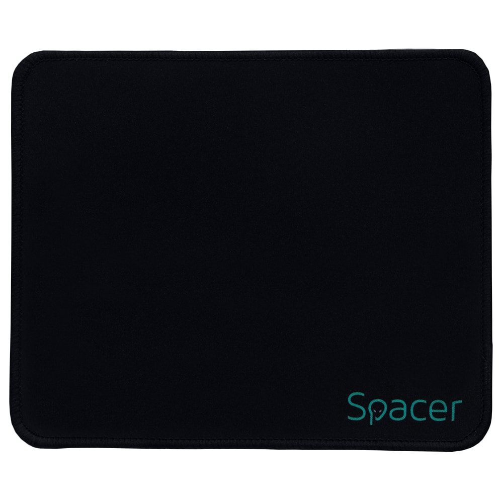 Mousepad Spacer SP-PAD-S Negru 220x180mm - Precizie și Confort